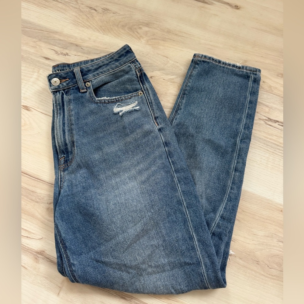 American Eagle Outfitters Blue Straight-Leg Women's Jeans